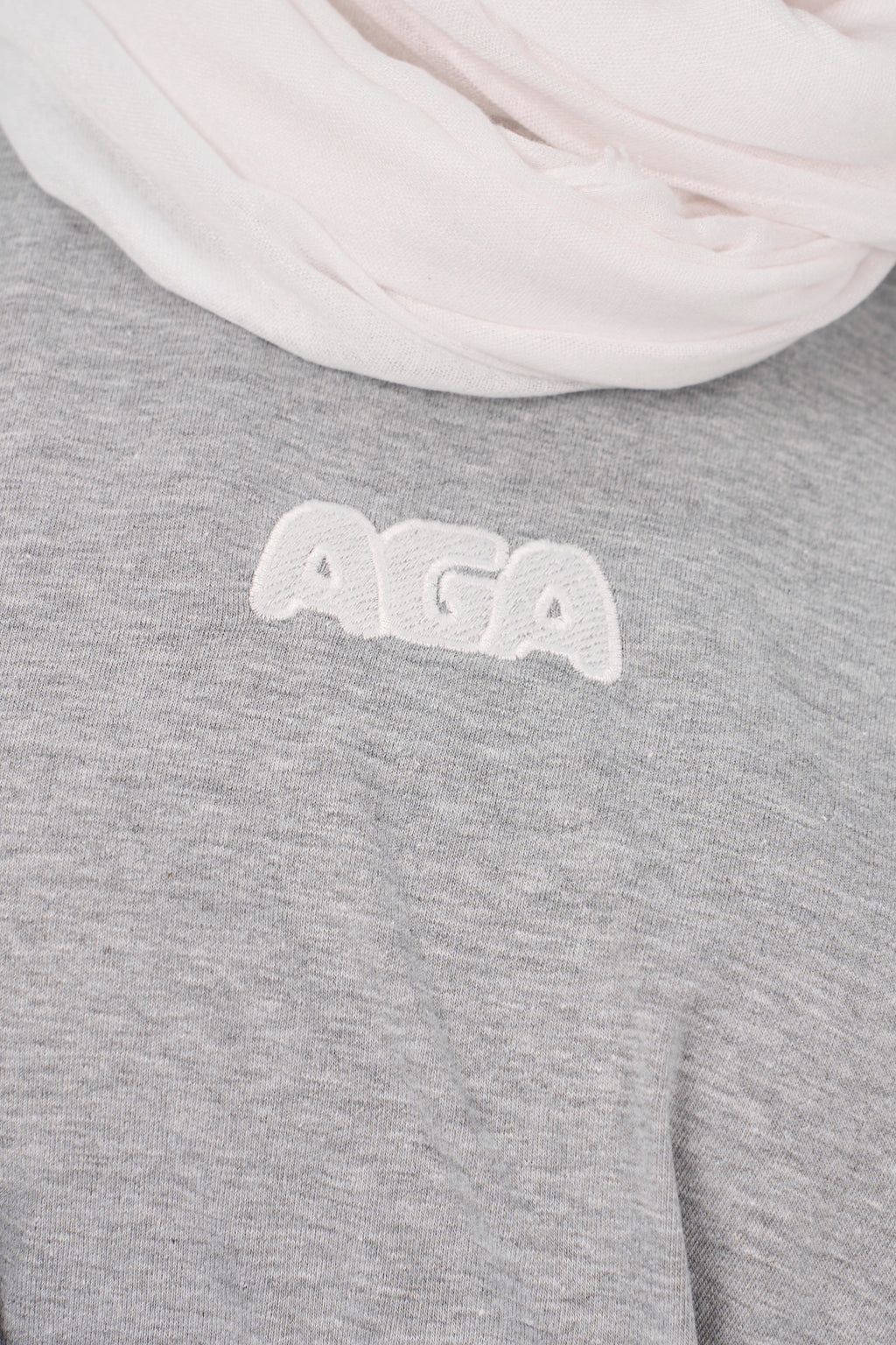 Double layered oversized T-shirt - Grey