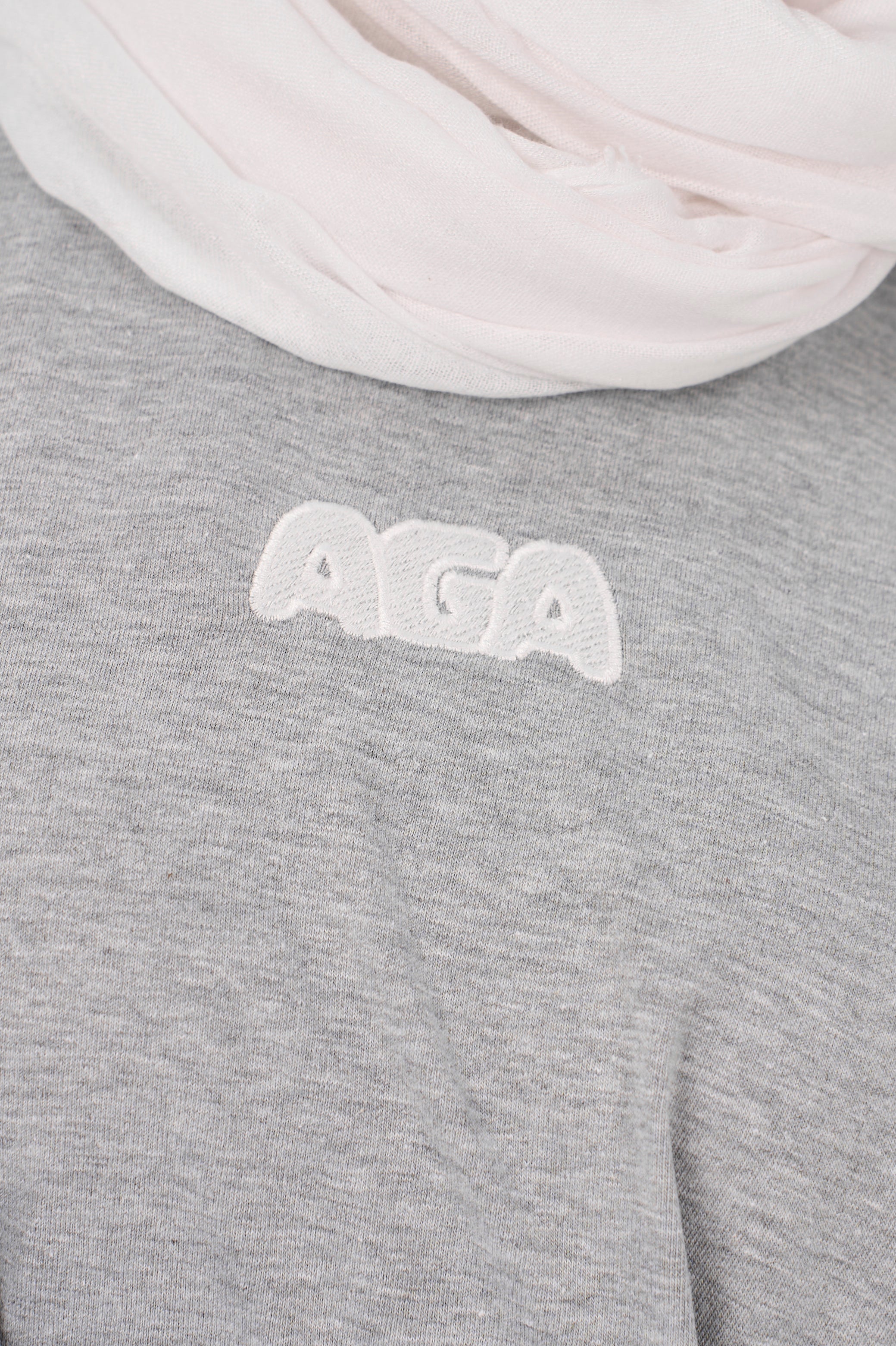 Double layered oversized T-shirt - Grey