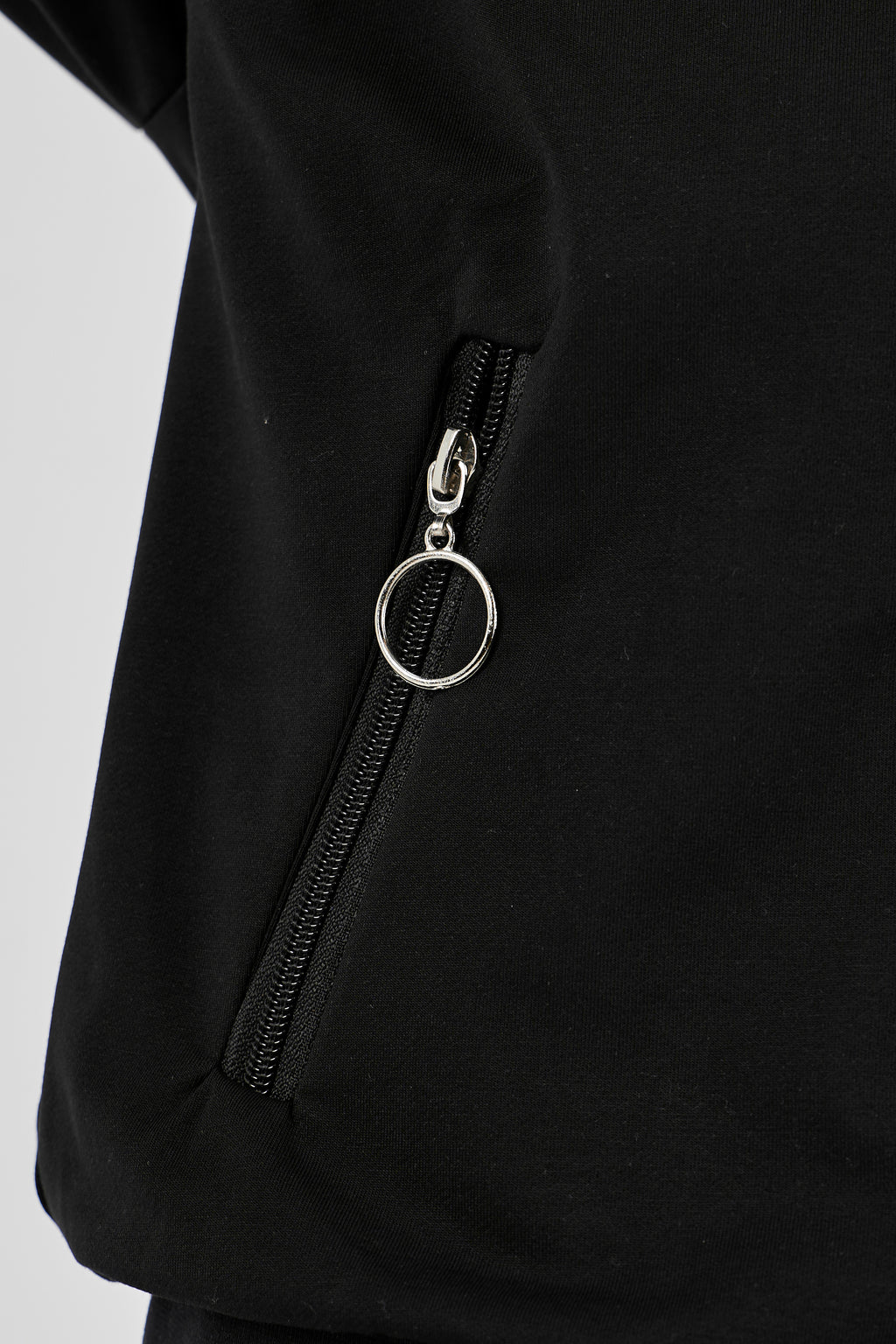 High Neck tracksuit - black