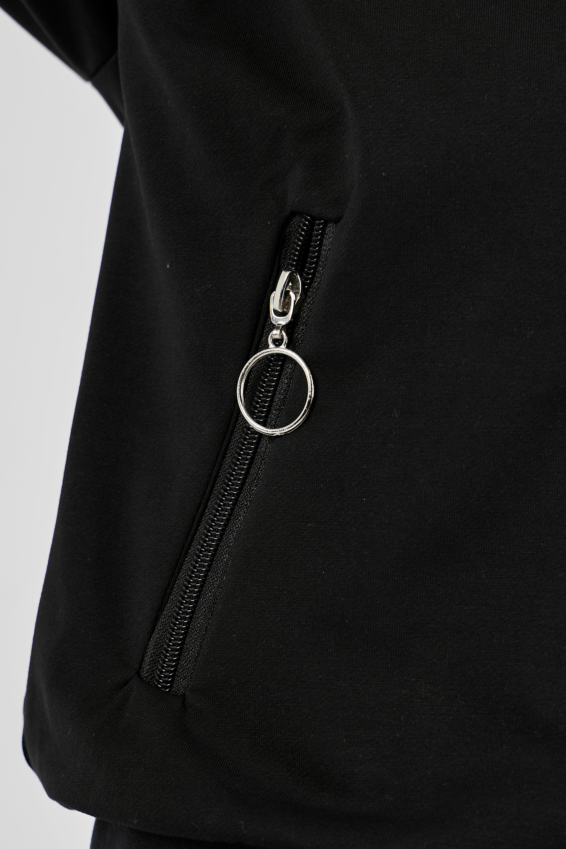 High Neck tracksuit - black