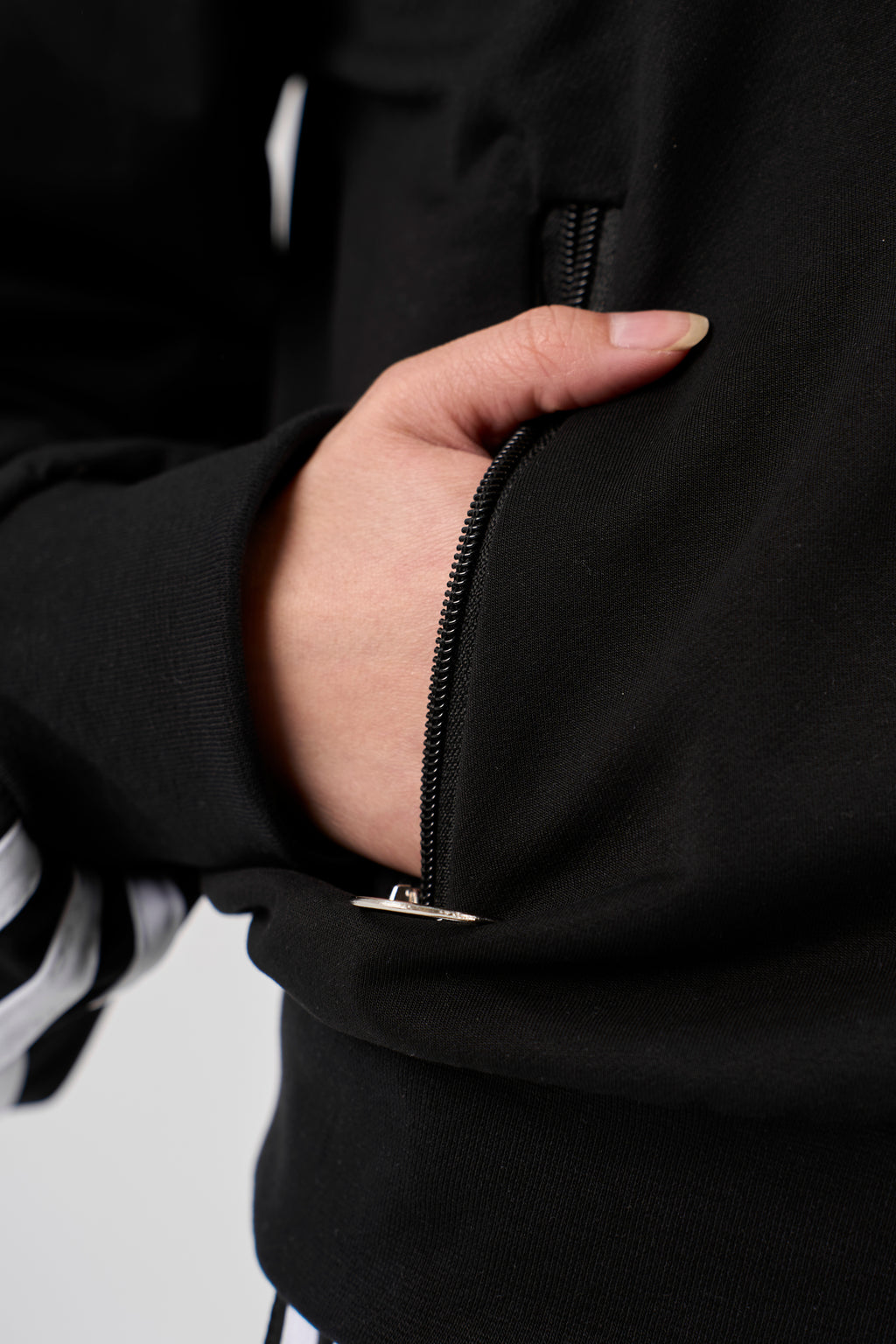 High Neck tracksuit - black