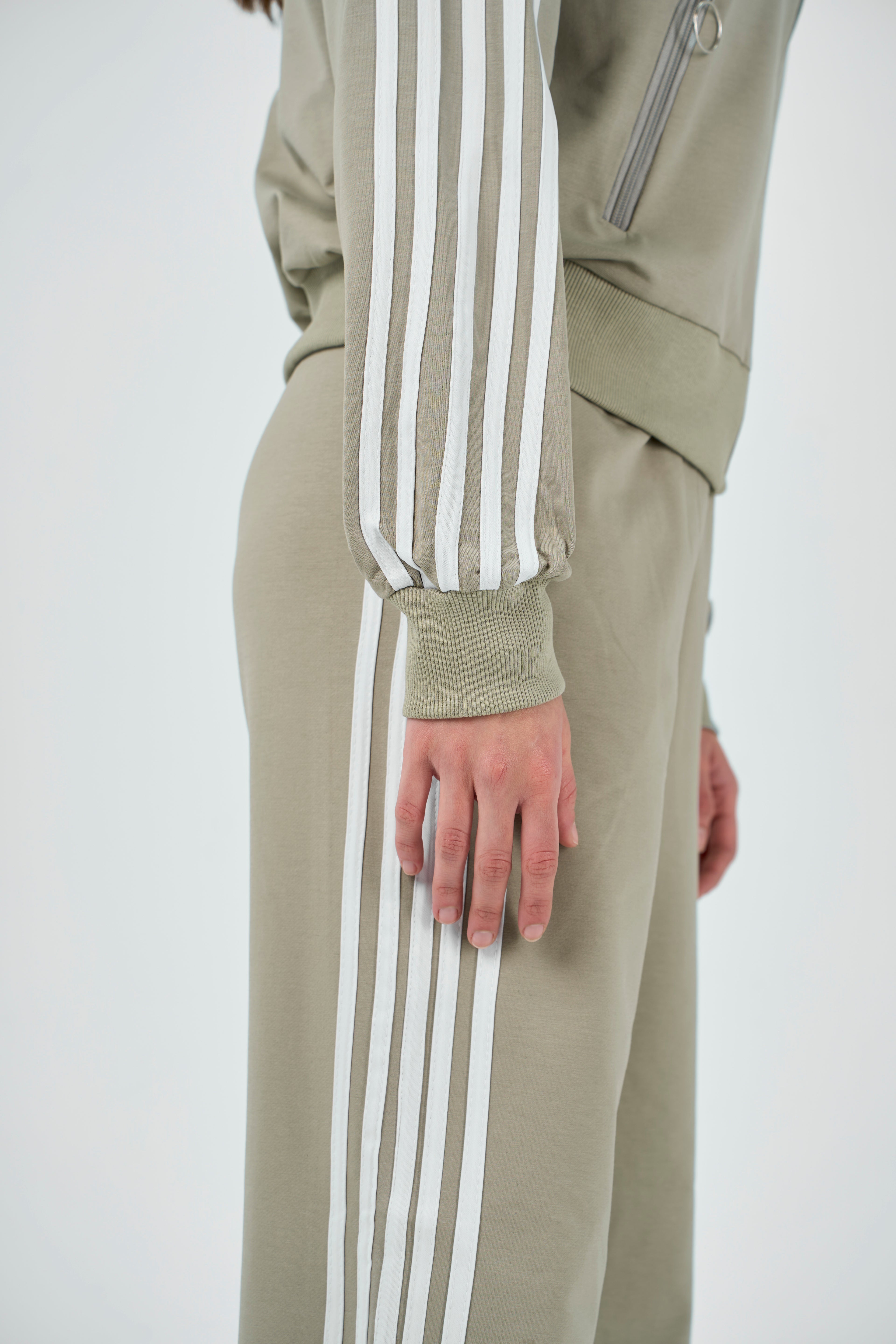 High Neck tracksuit - dark sea green