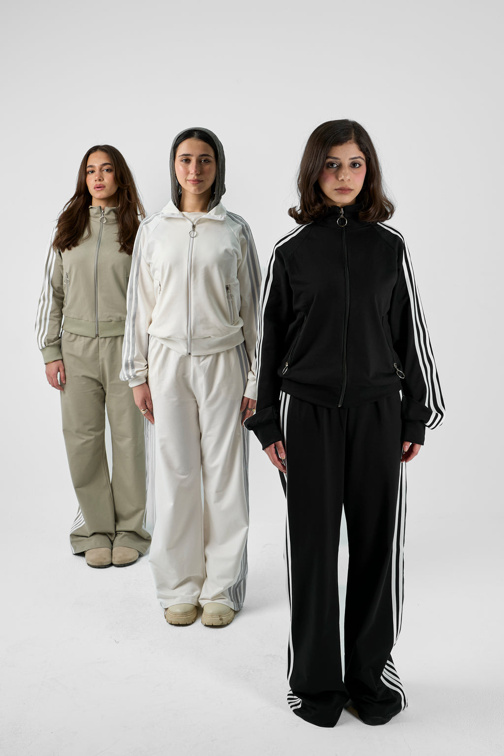 High Neck tracksuit - snow white