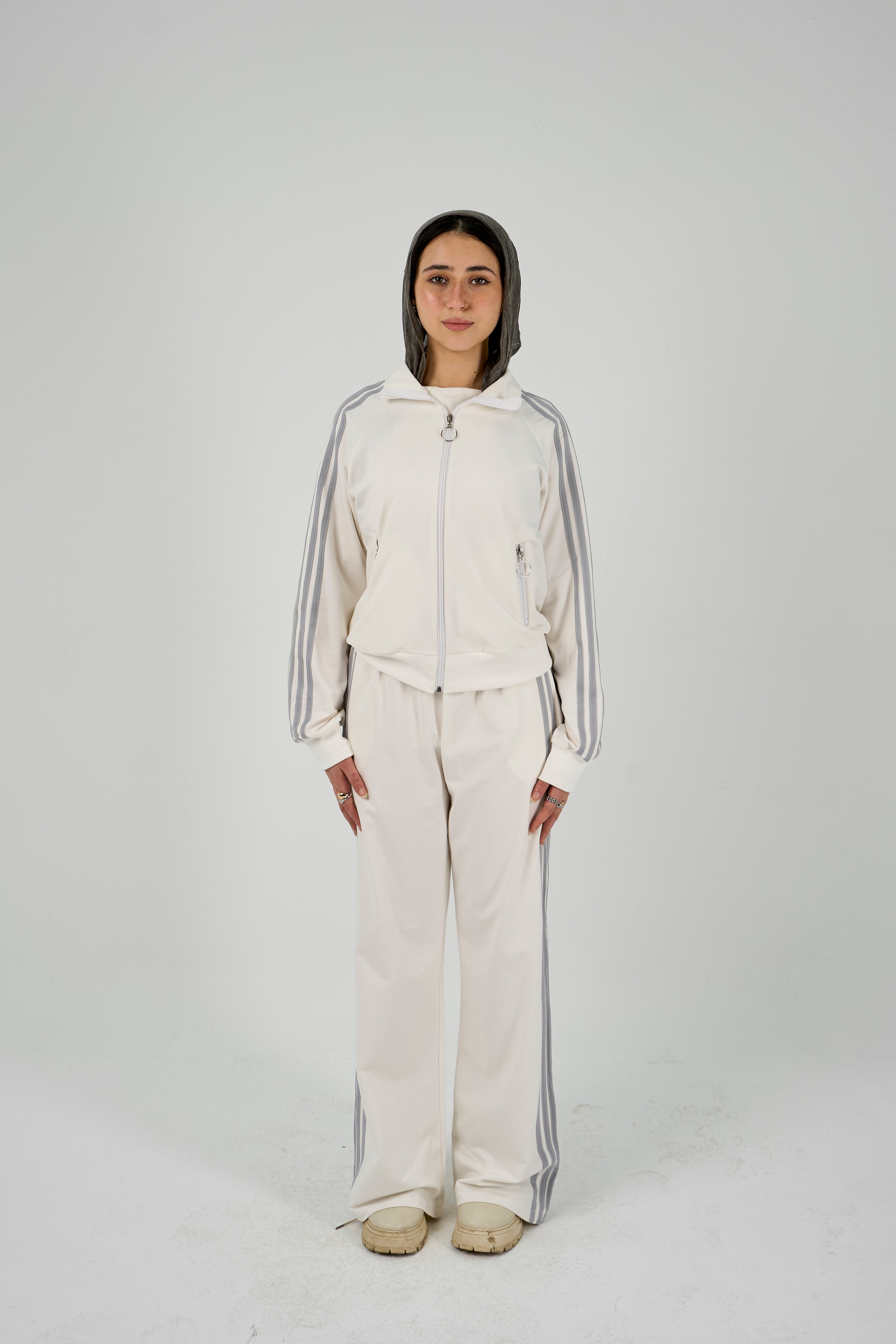 High Neck tracksuit - snow white