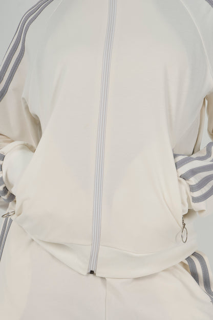 High Neck tracksuit - snow white