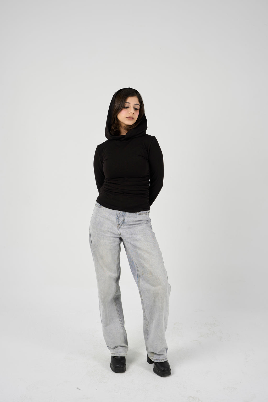 Balaclava top - Black