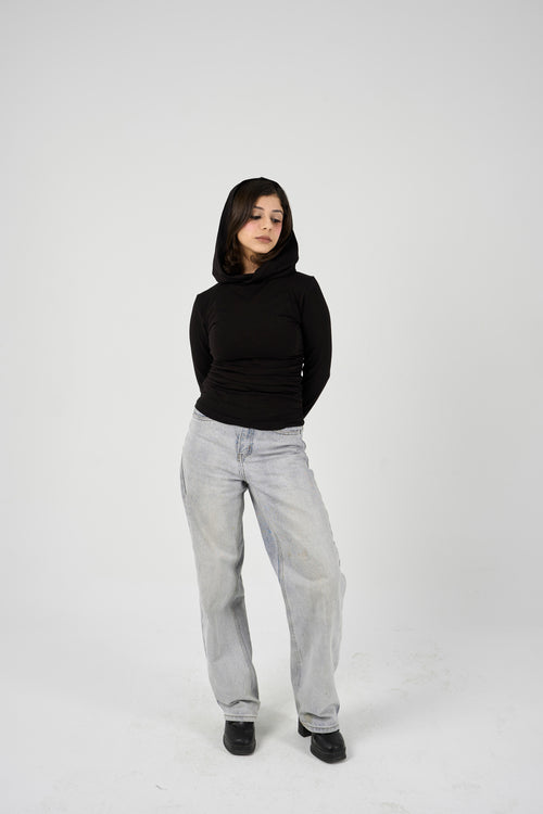 Balaclava top - Black