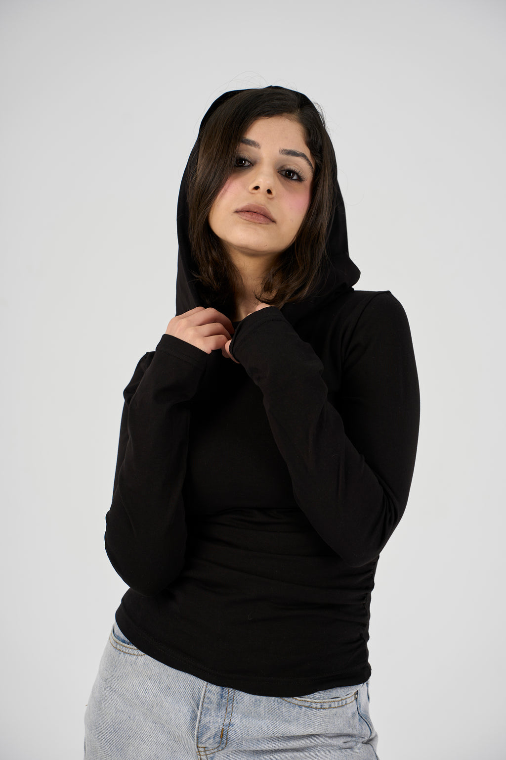 Balaclava top - Black