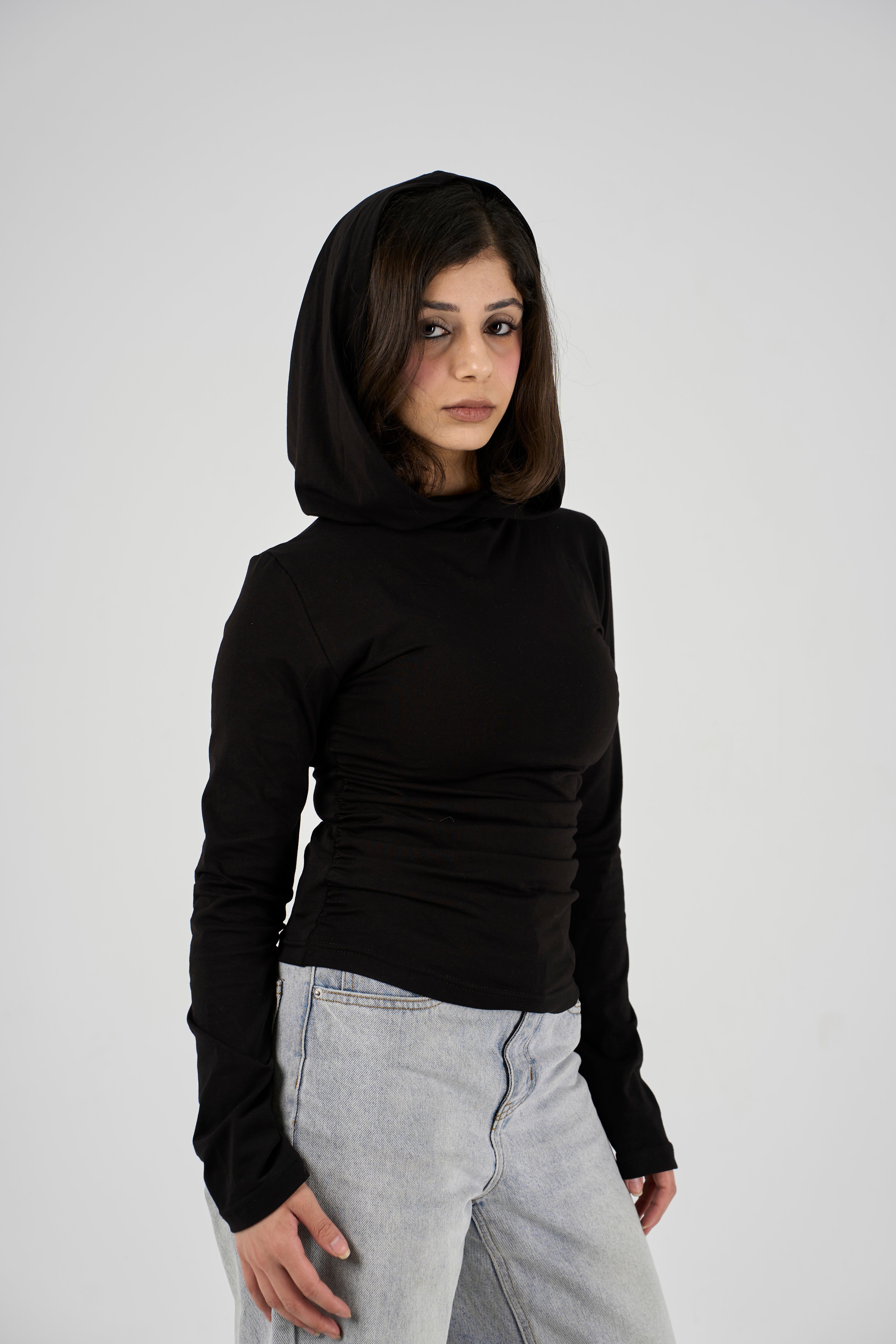 Balaclava top - Black