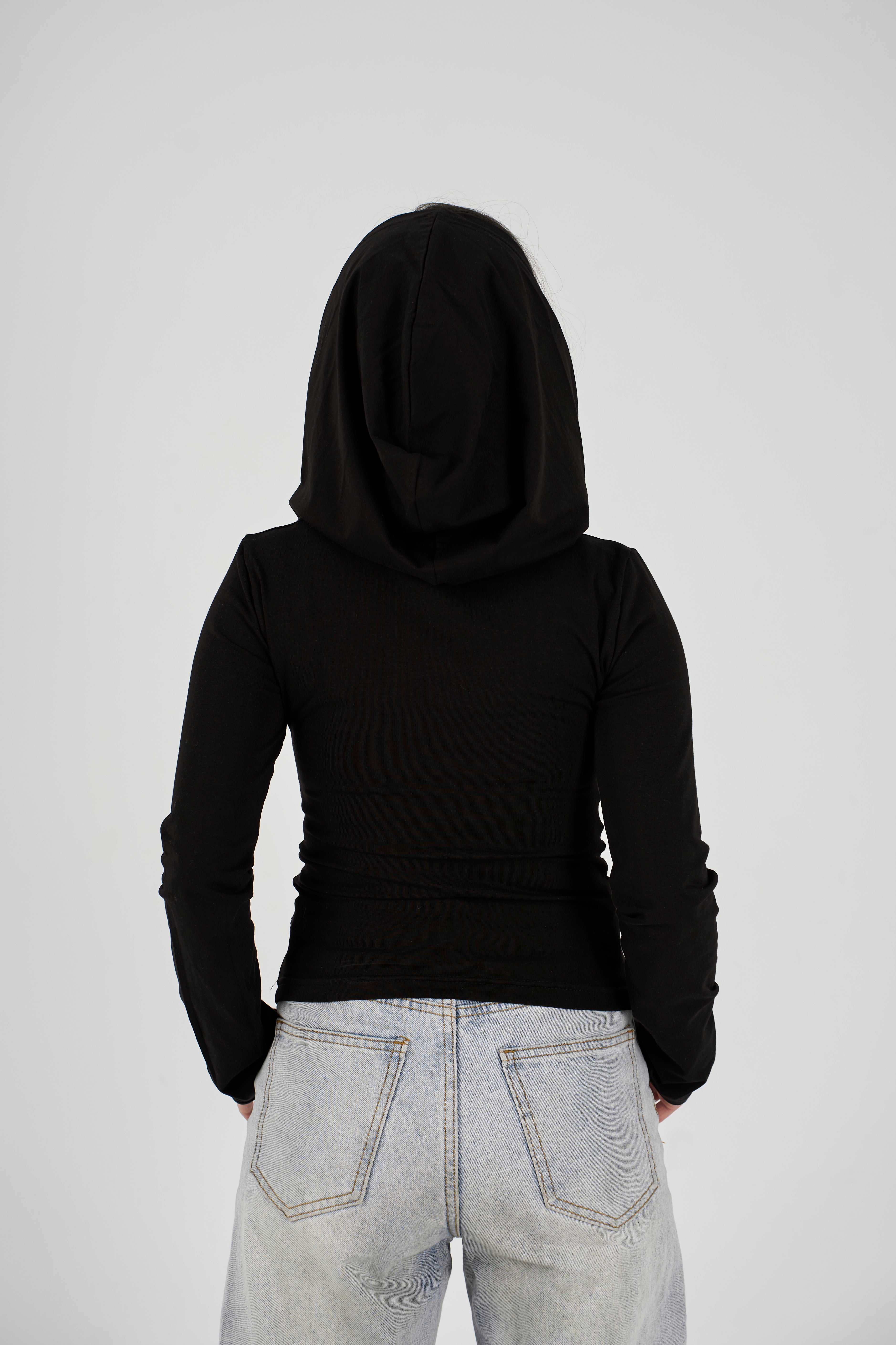 Balaclava top - Black