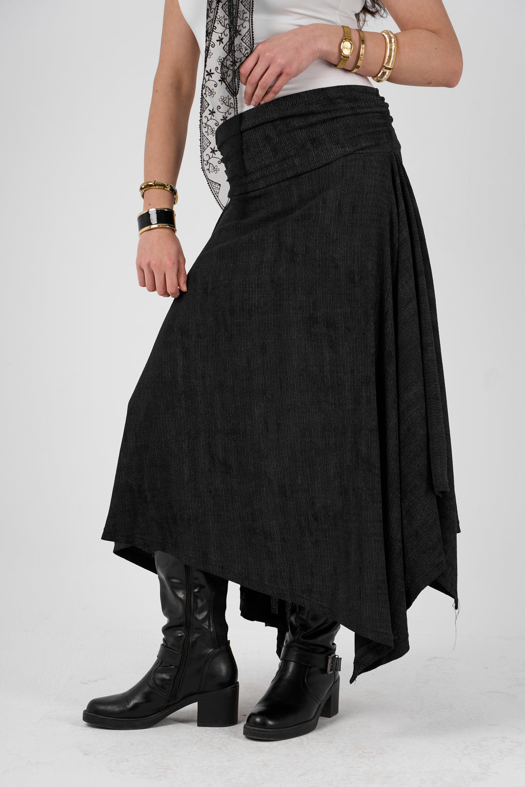 Crimpy skirt - Black