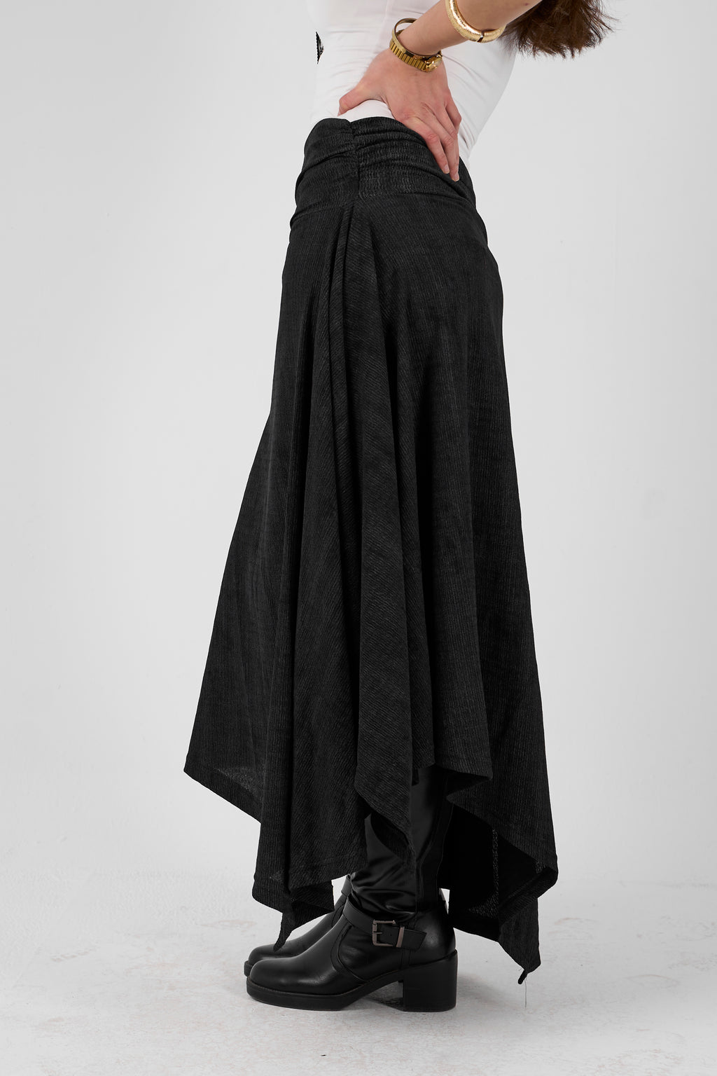 Crimpy skirt - Black
