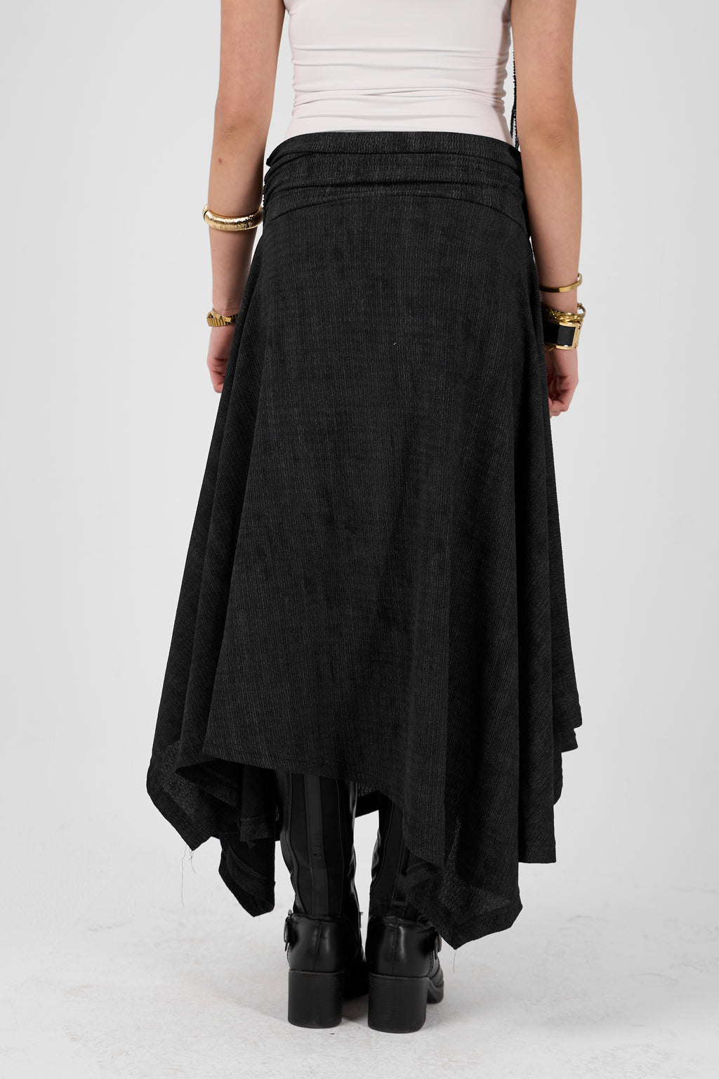 Crimpy skirt - Black