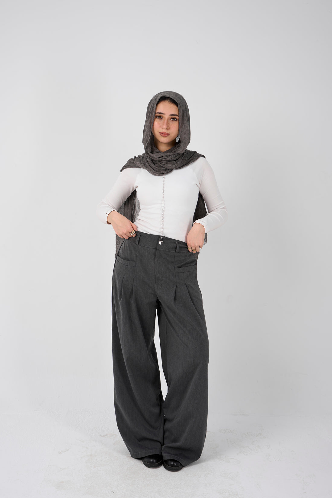 Loose Pants - grey