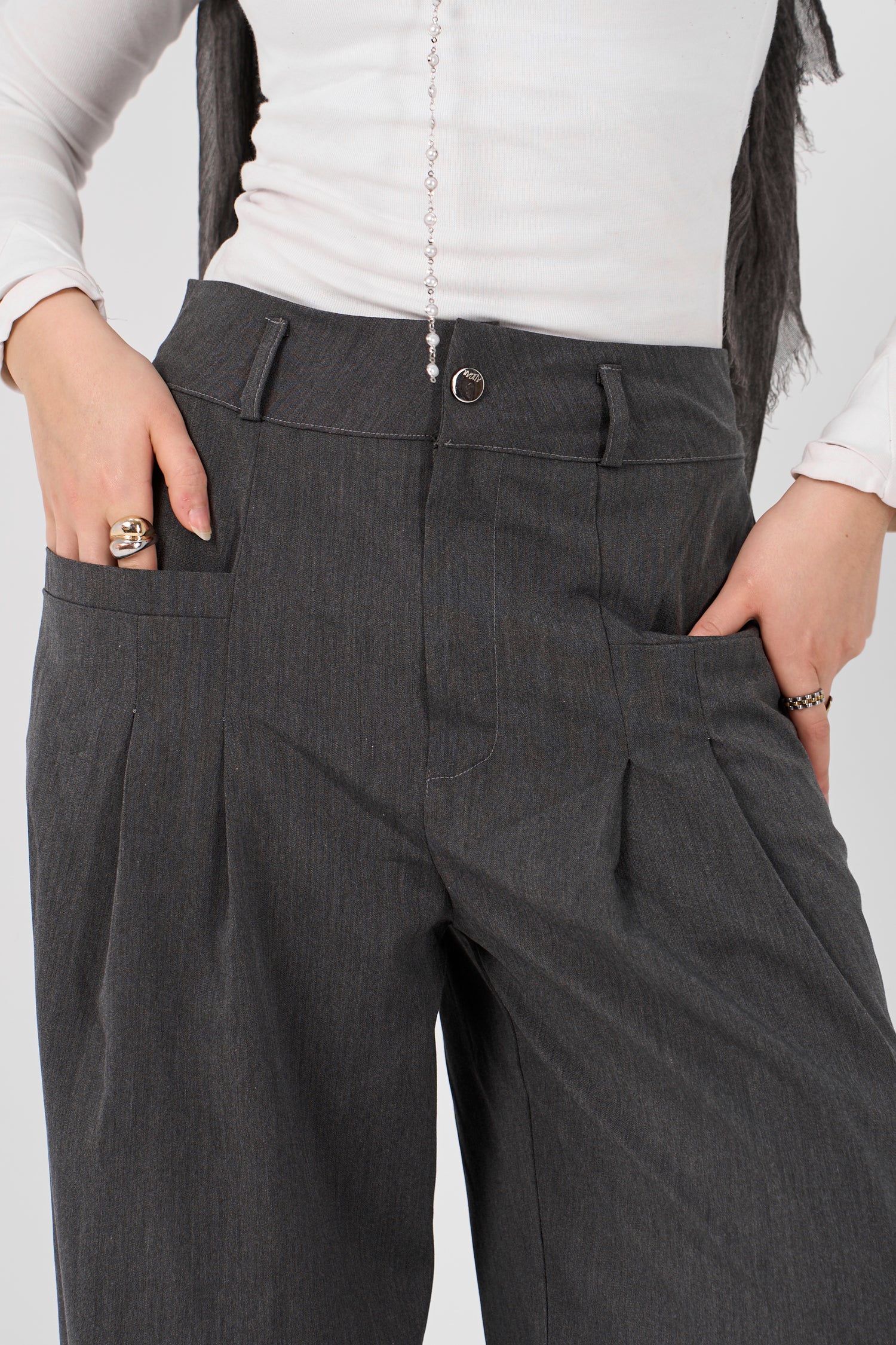 Loose Pants - grey