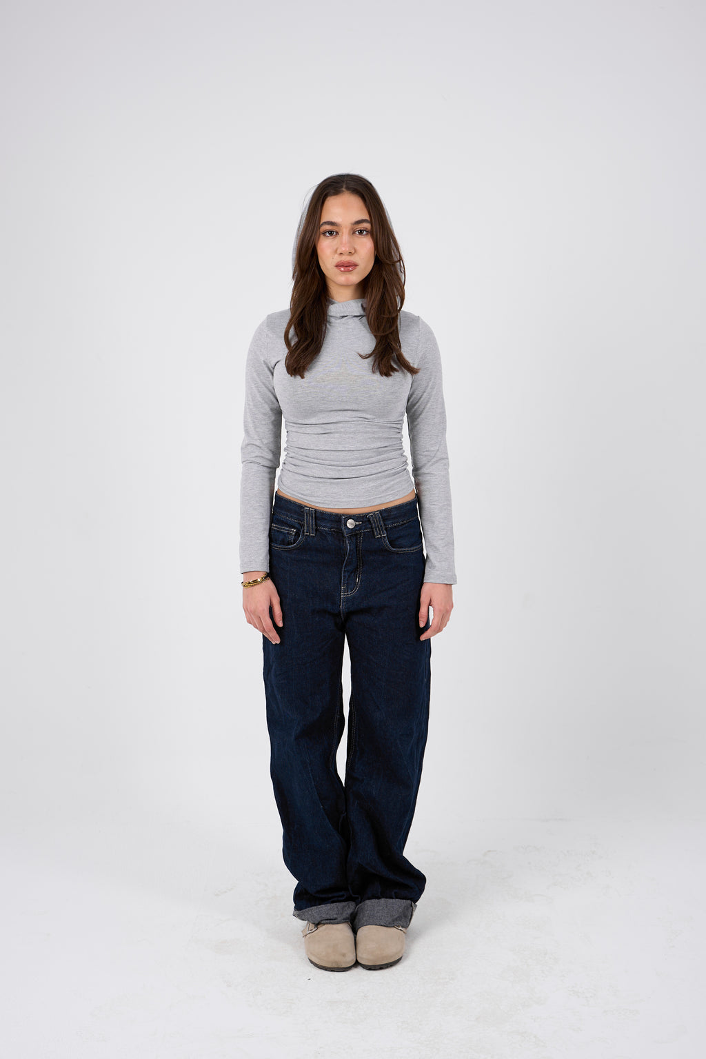 Balaclava top - Grey