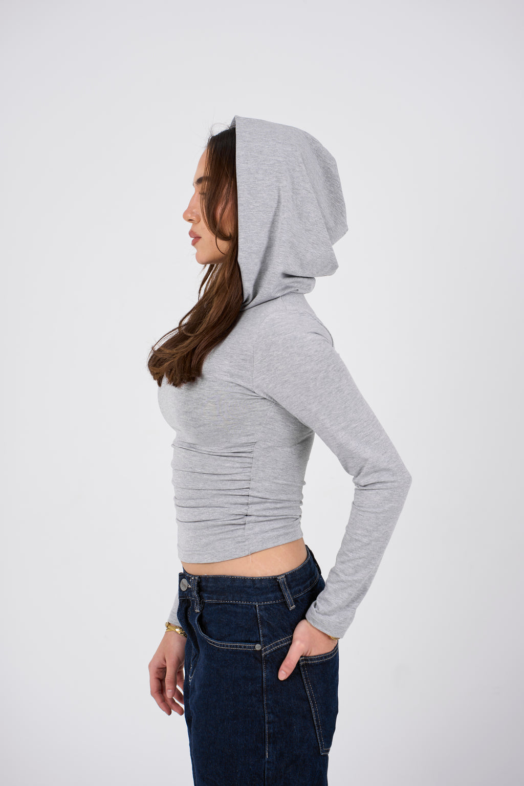 Balaclava top - Grey