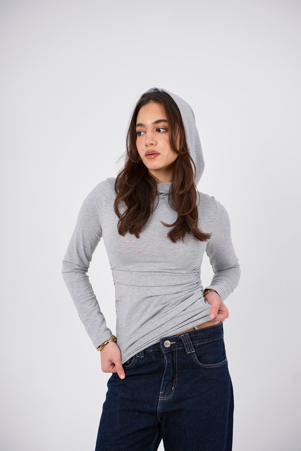 Balaclava top - Grey