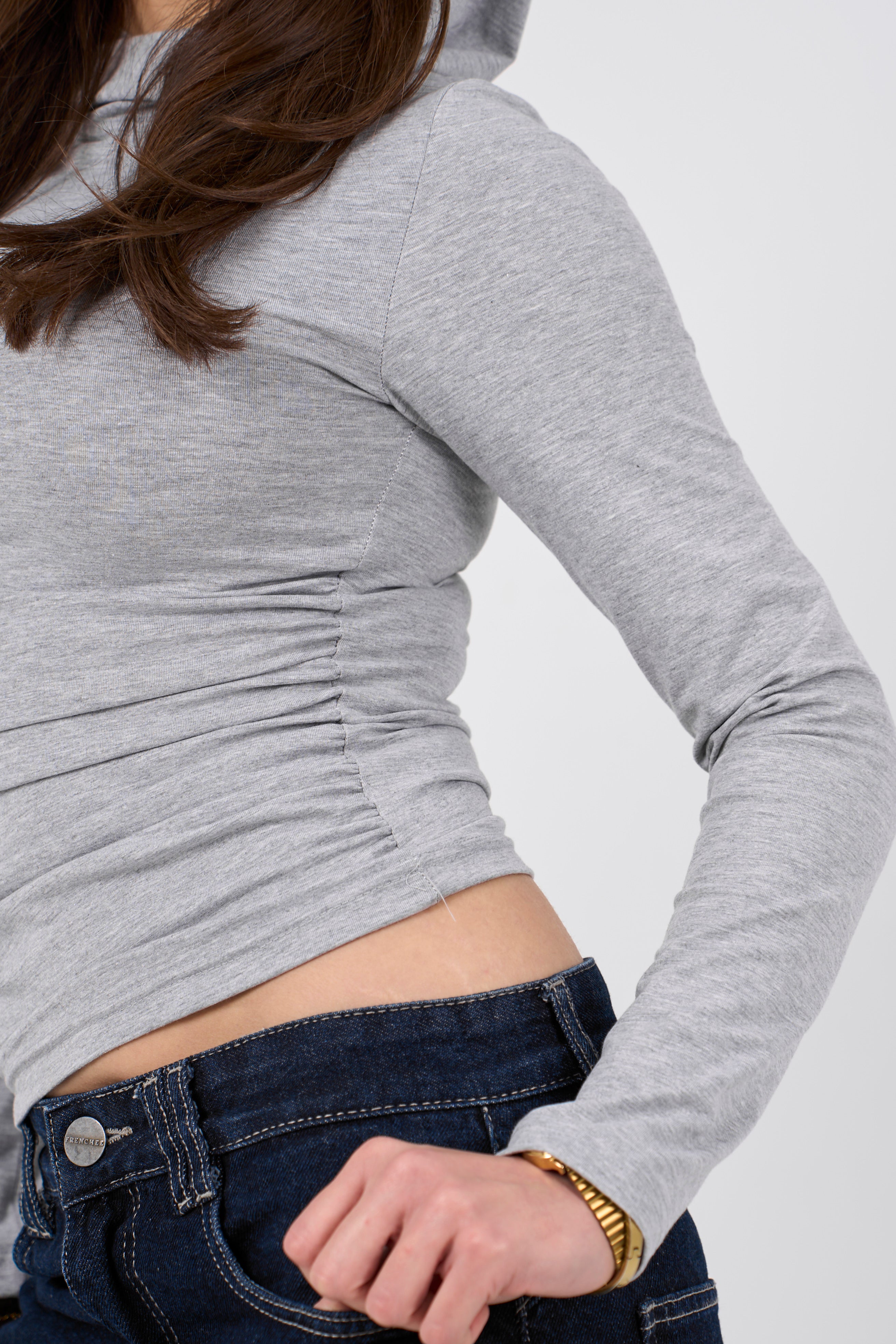 Balaclava top - Grey