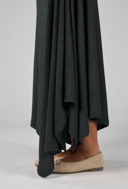 Crimpy skirt - washed Navy Blue