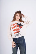 Don’t give up sweatshirt - beige