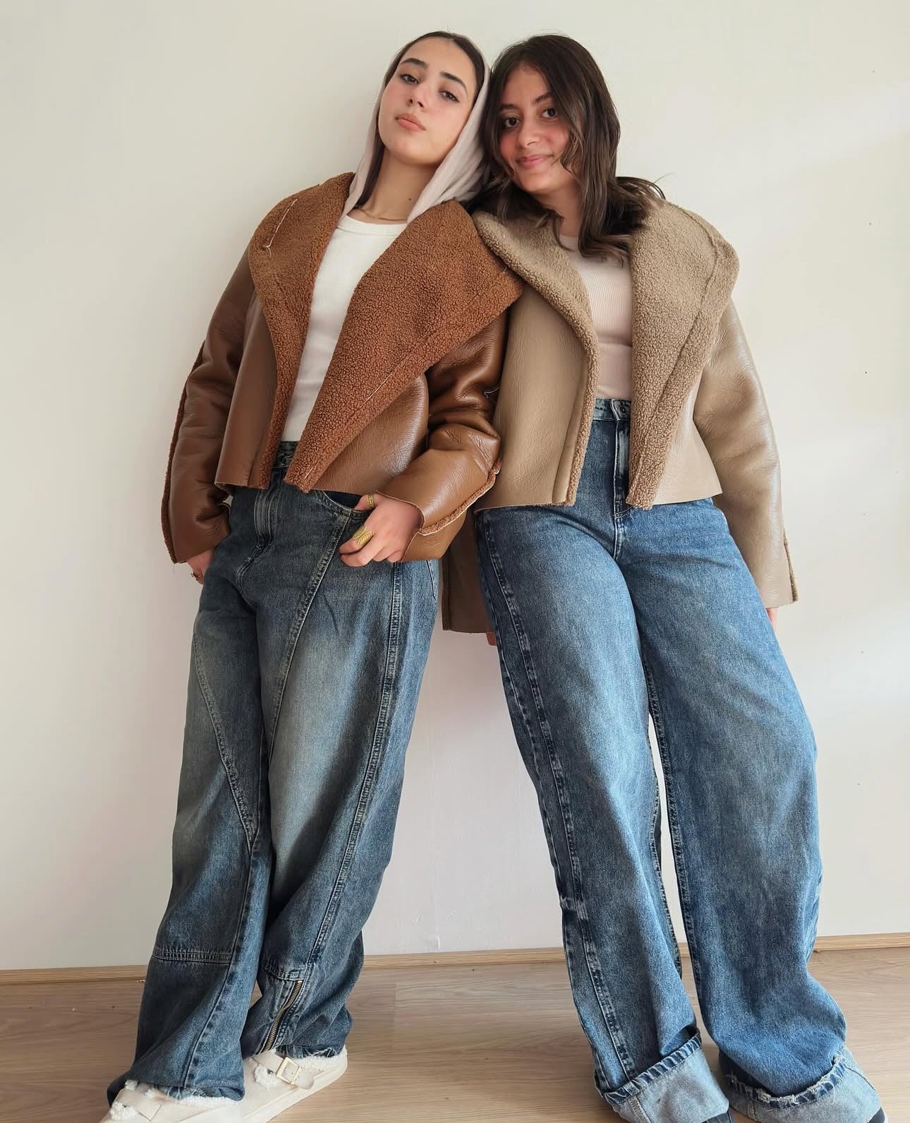 Jacket Teddy X leather