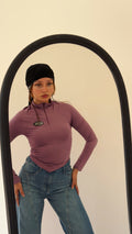 Half zipper top