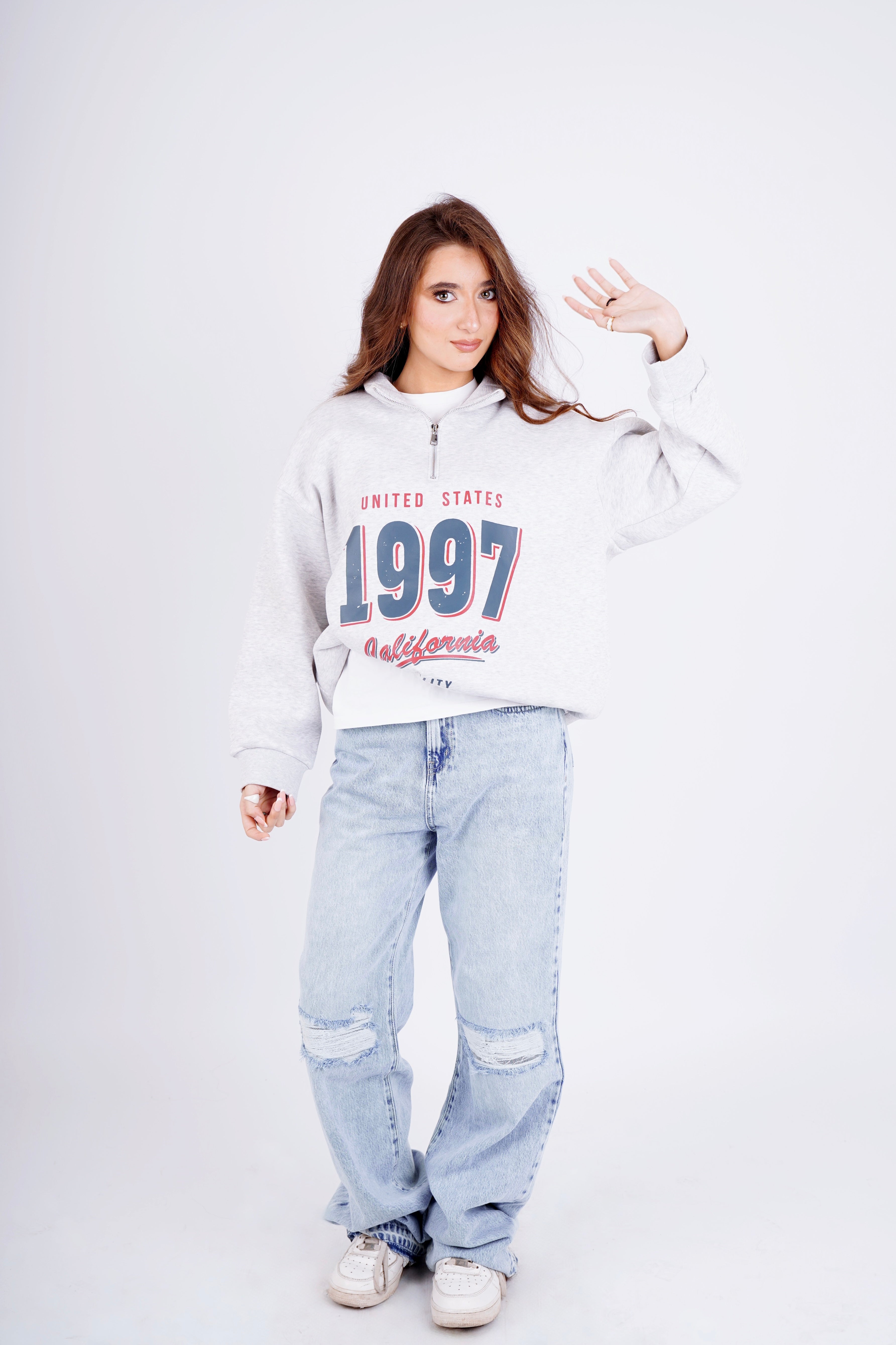 1997 half-zip sweatshirt