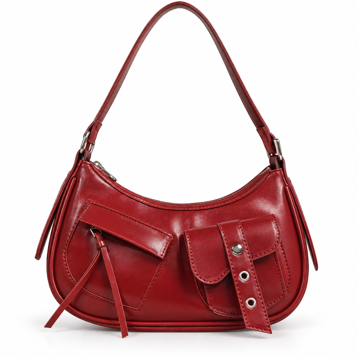 2 pockets shoulder bag
