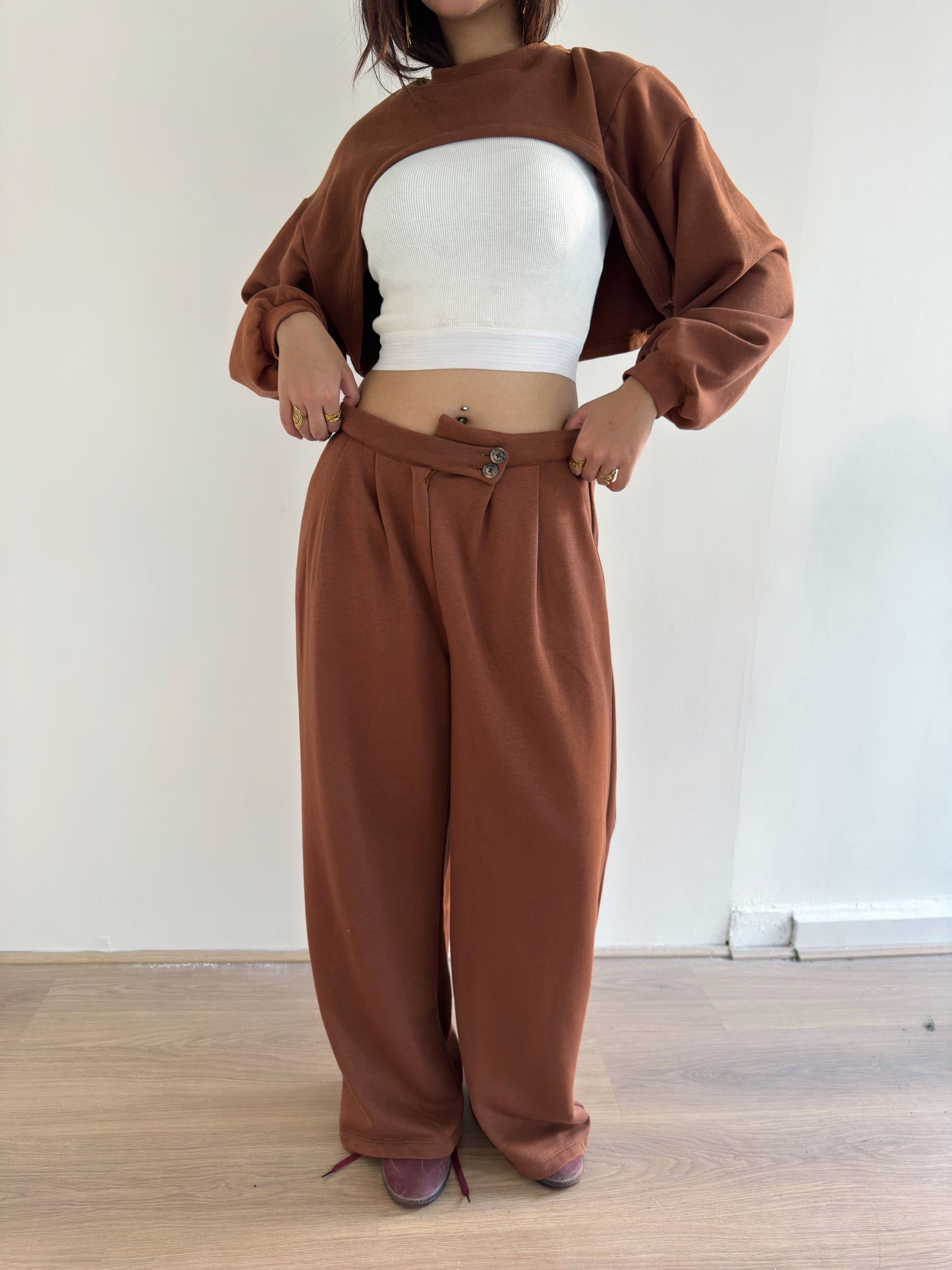 X belt pants