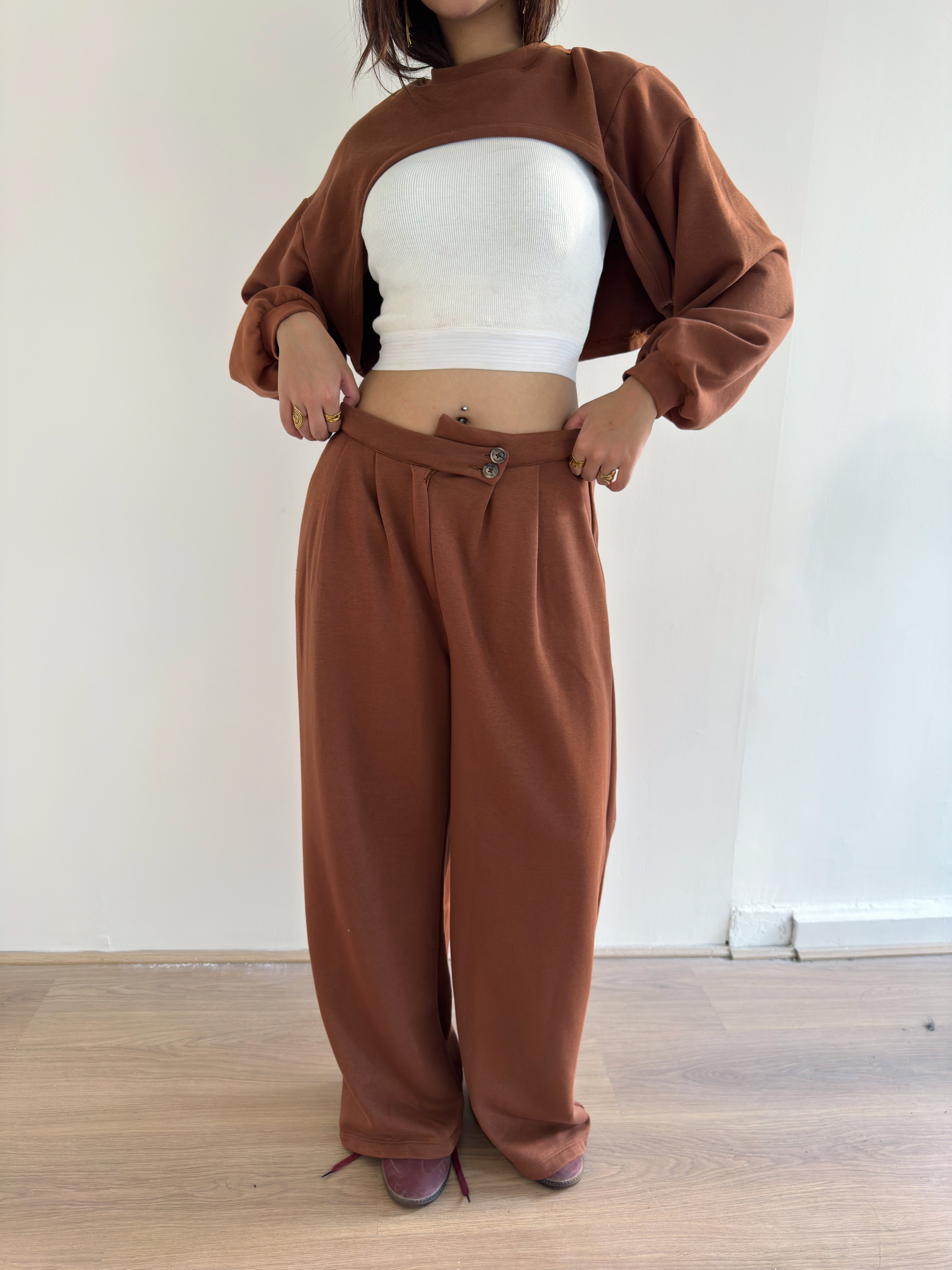 X belt pants