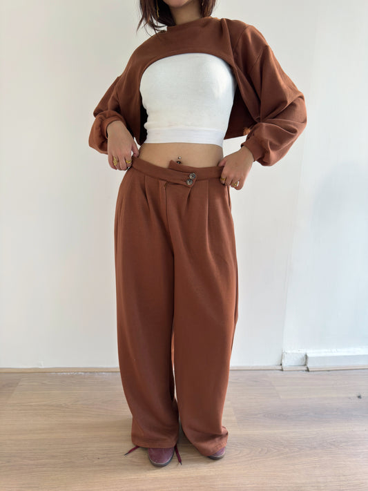 X belt pants