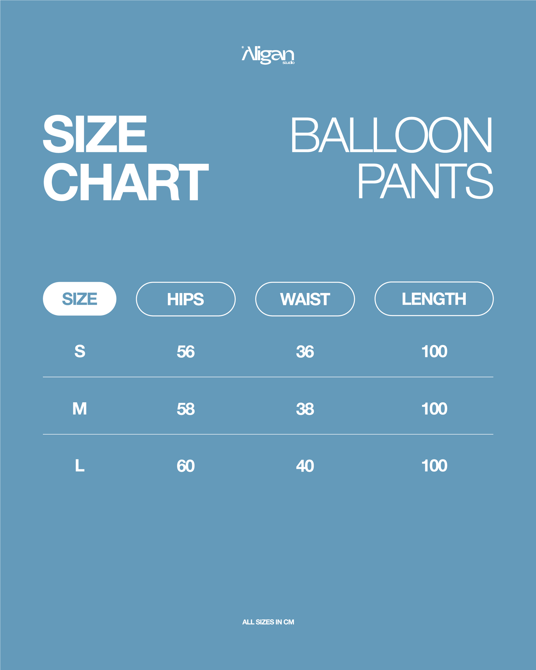 ALIGAN Size Guide
