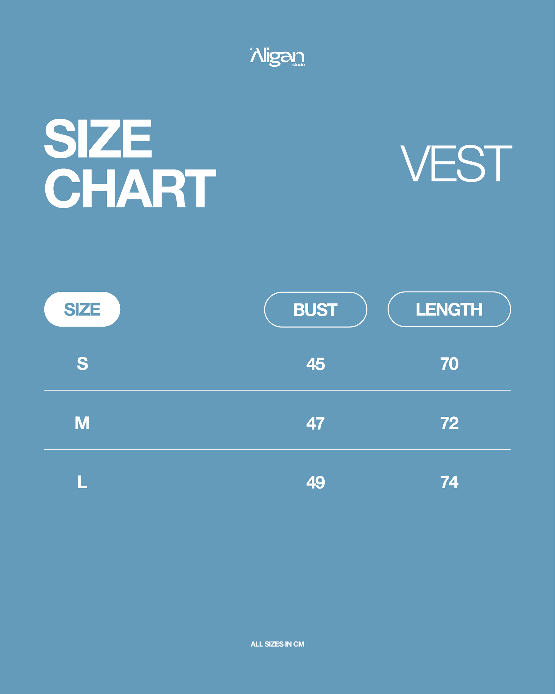 ALIGAN Size Guide
