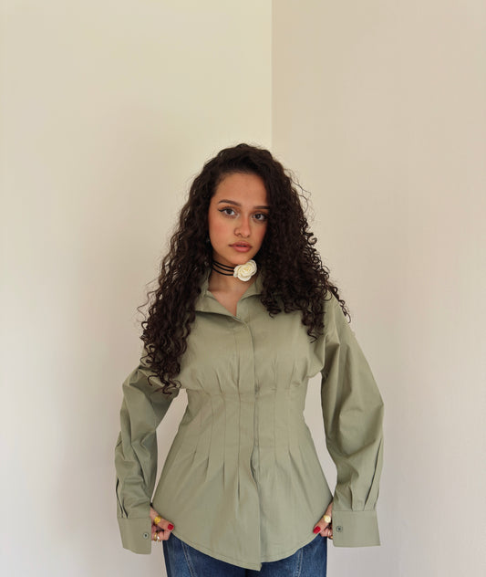 Long corset shirt