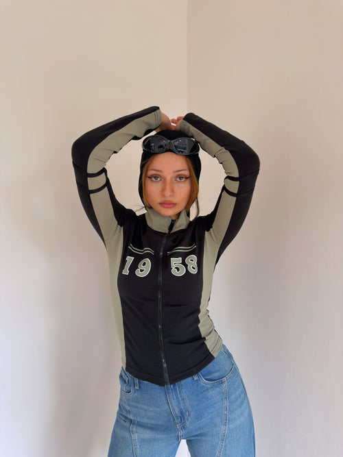 1958 full zipper top