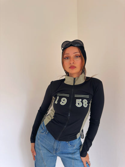 1958 full zipper top
